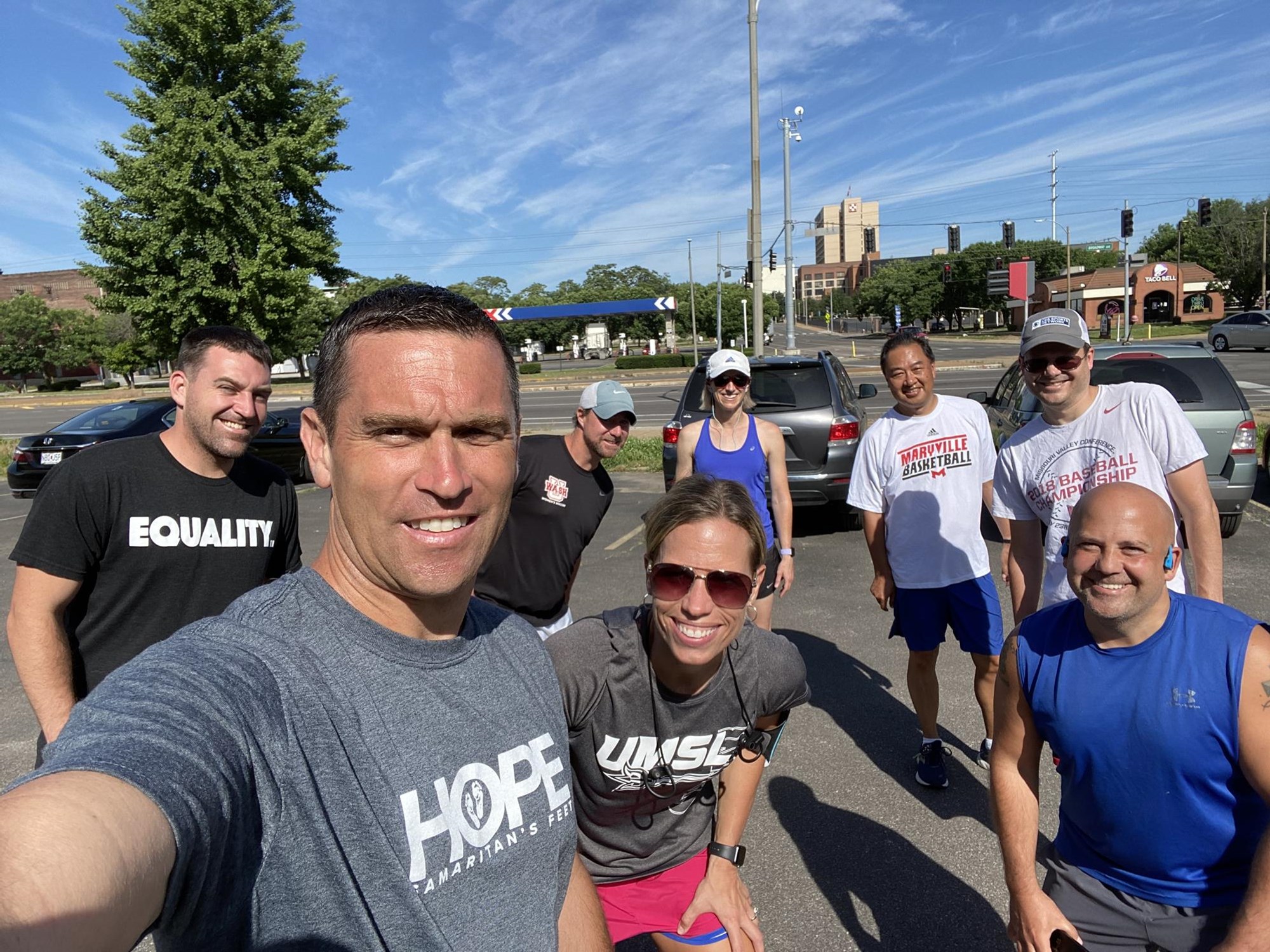 St. Louis area members running the Virtual 5K
